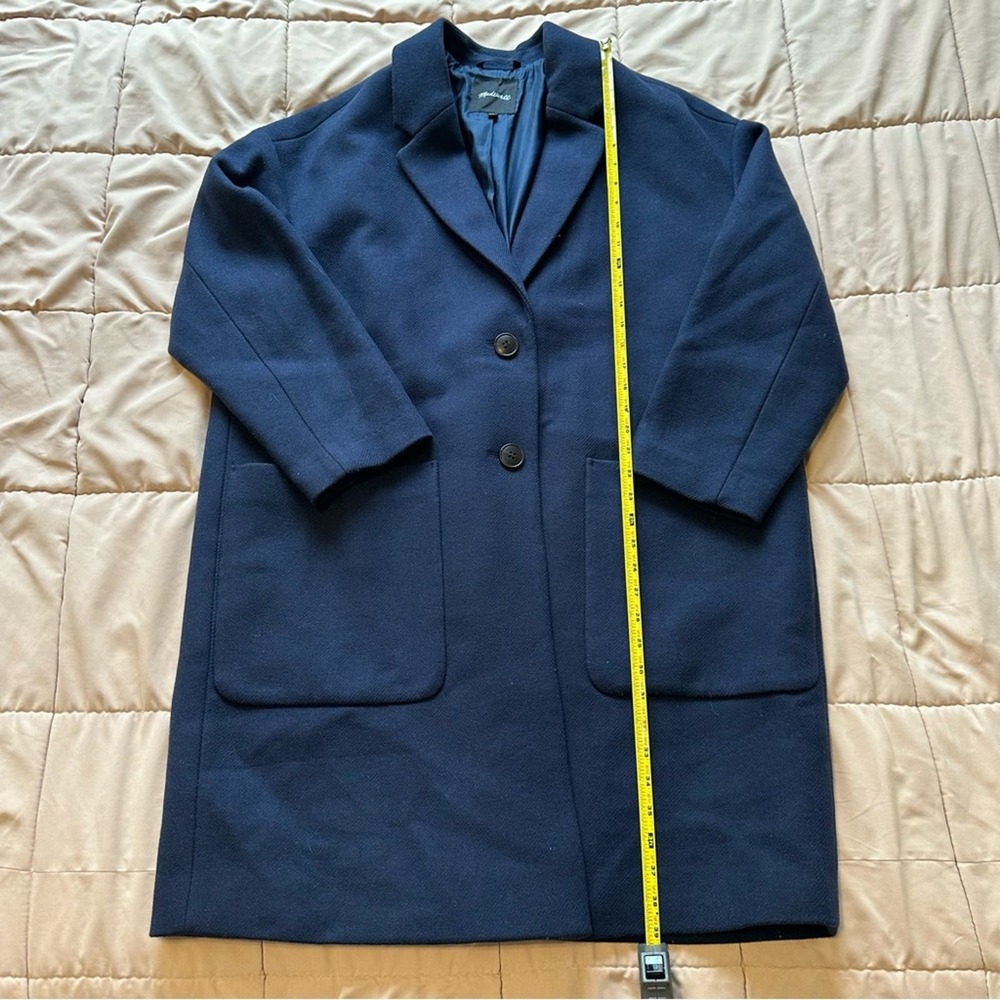 Madewell Navy Heavyweight Peacoat